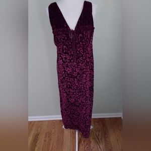 Anthropologie Lounge Ombre Velvet Dress